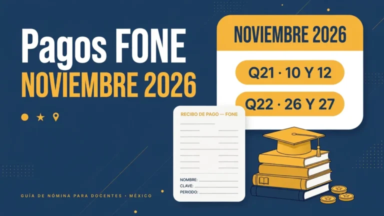 Mi Portal FONE noviembre 2026: pagos, quincenas y aguinaldo 3 Mi Portal FONE noviembre 2026: pagos, quincenas y aguinaldo